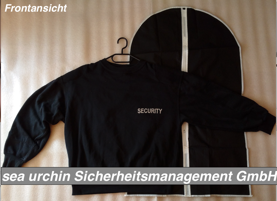 Pullover Security silberreflexdruck 
Mit  >> anklicken <<  nähere Details im Shop lesen